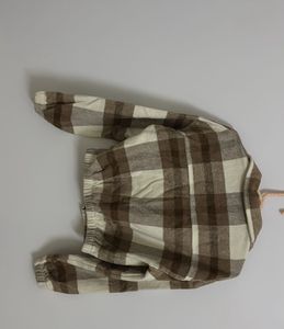 Brown Plaid Jacket.SIZE-28-34. NOT WORN EVEN ONCE