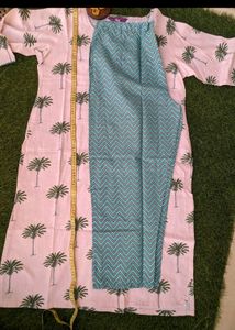 Beautiful Goa Print Libas Kurta Set New Branded