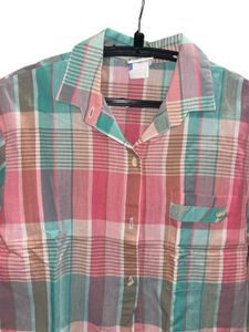 Cotton Multicoloured Check Shirt