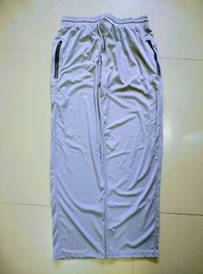 Grey Athletic Pants with Zipper Pockets