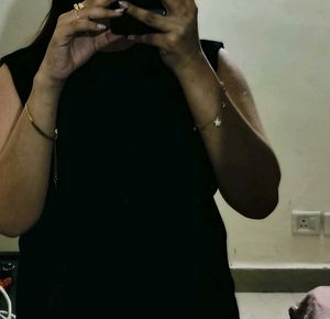 Sleeveless Black Top
