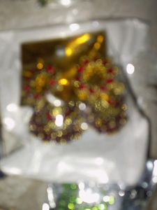 Women earring colourful