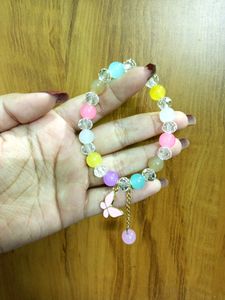 PACK OF 4 CRYSTAL BUTTERFLY BRACELET