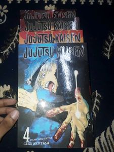 Combo Of JUJUTSU kaisen Manga Vol 4,5,6,7