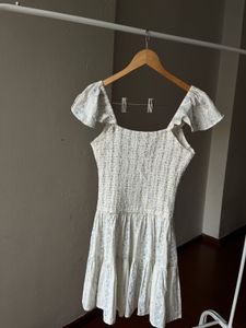 NEW LOOK Frill Mini dress with corset drop waist