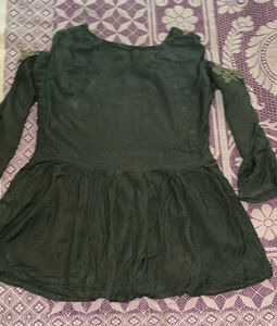 Green A Line Top