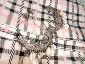 German Silver Oxidised Earrings