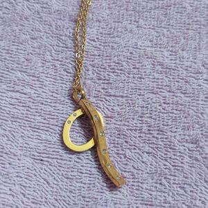 Gold Plated Fashion Pendant And Chain