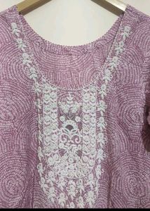 Light Purple🟣 Suit Salwar &amp; Dupatta For 40 Bust