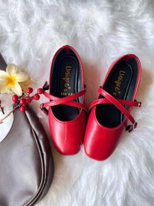 MaryJane Double Strap Ballerina 🍒