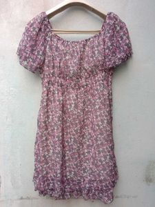 New With Tag Buff Cute Korean Midi Dress