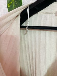Button Cream Top