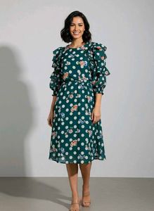 Floral Polka Dot Dress