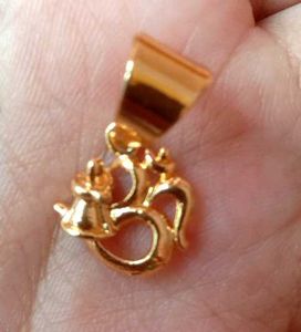 Gold Om Pendant