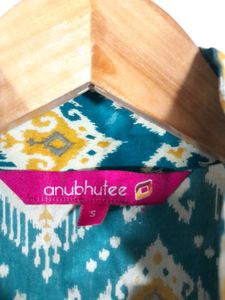 Sea Green Printed  Kurta ( Women&#39;s)