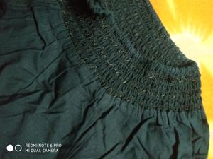 Plus size cotton cutwork Design 3/4 Sleeves Top