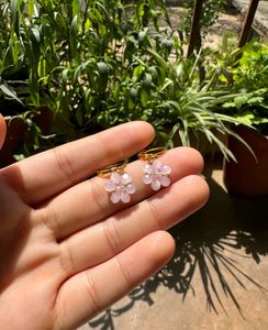 Bead Flower Earring