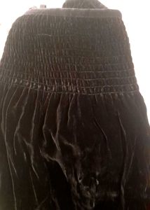 Black Velvet Skirt