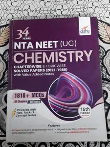 Disha Publication 34yrs PYQ For NEET Preparation