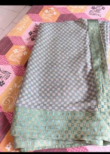 Beautiful Very Sower Saree With Stiched Blouse