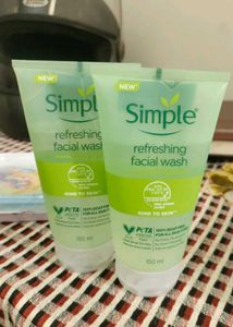 Simple Refreshing Facial Wash 150ml pck 1