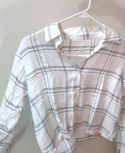 Black And White Lining Shirt