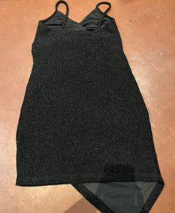 Sparkly Black Mini Dress