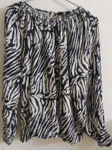 Zebra Print Top 🦓