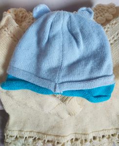 Woolen Frock And Cap.Combo Pack
