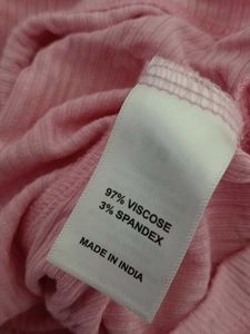 Viscose Pink Top