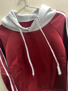 Maroon Fleece Hoodie