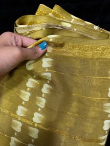 Olive Green Saree