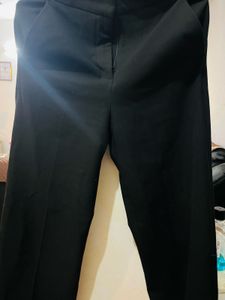 Black Formal Straight Pants