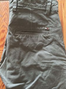 Olive Green Chinos - Casual Comfort