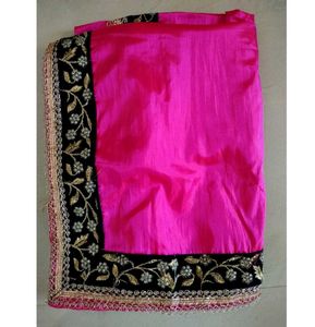Attractive Double Shade Designer Saree