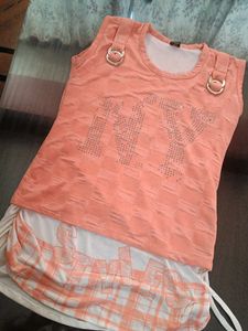 Peach &#34;NY Styles&#34; Sleeveless Top