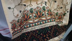 Elegant Embroidered Kurta With Dupatta