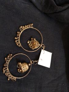 Combo Of Pair Of Two Oxized Earings And Ring
