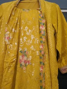 Full Sharar,kurta And Duppatta Set