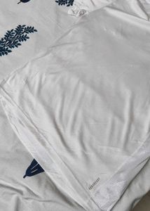 Adidas Women White Sporty 3 Stripes Tshirt