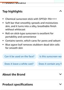 Skin1004 Hyalu cica Sunscreen Stick
