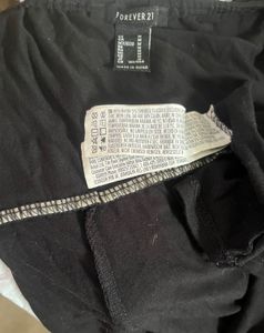 Forever 21 Black Regular Fit A-Line Dress