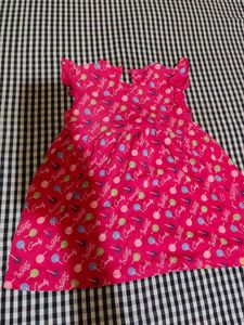 Cute Candy Print Dress