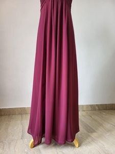 Elegant Burgundy Maxi Dress