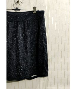 Sparkly Black Mini Skirt