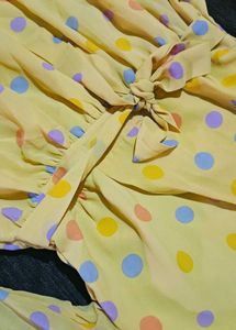 Yellow Polka Dot Dress