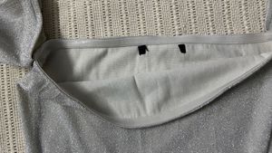 Silver Shimmer Long Sleeve Top