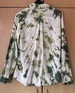 Tye And Dye Green Shirt