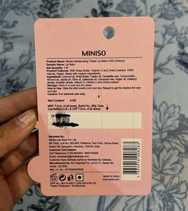 Cherry Tinted Lip Balm