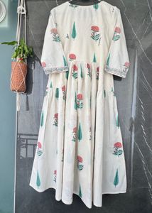 Floral Print Cotton Dress